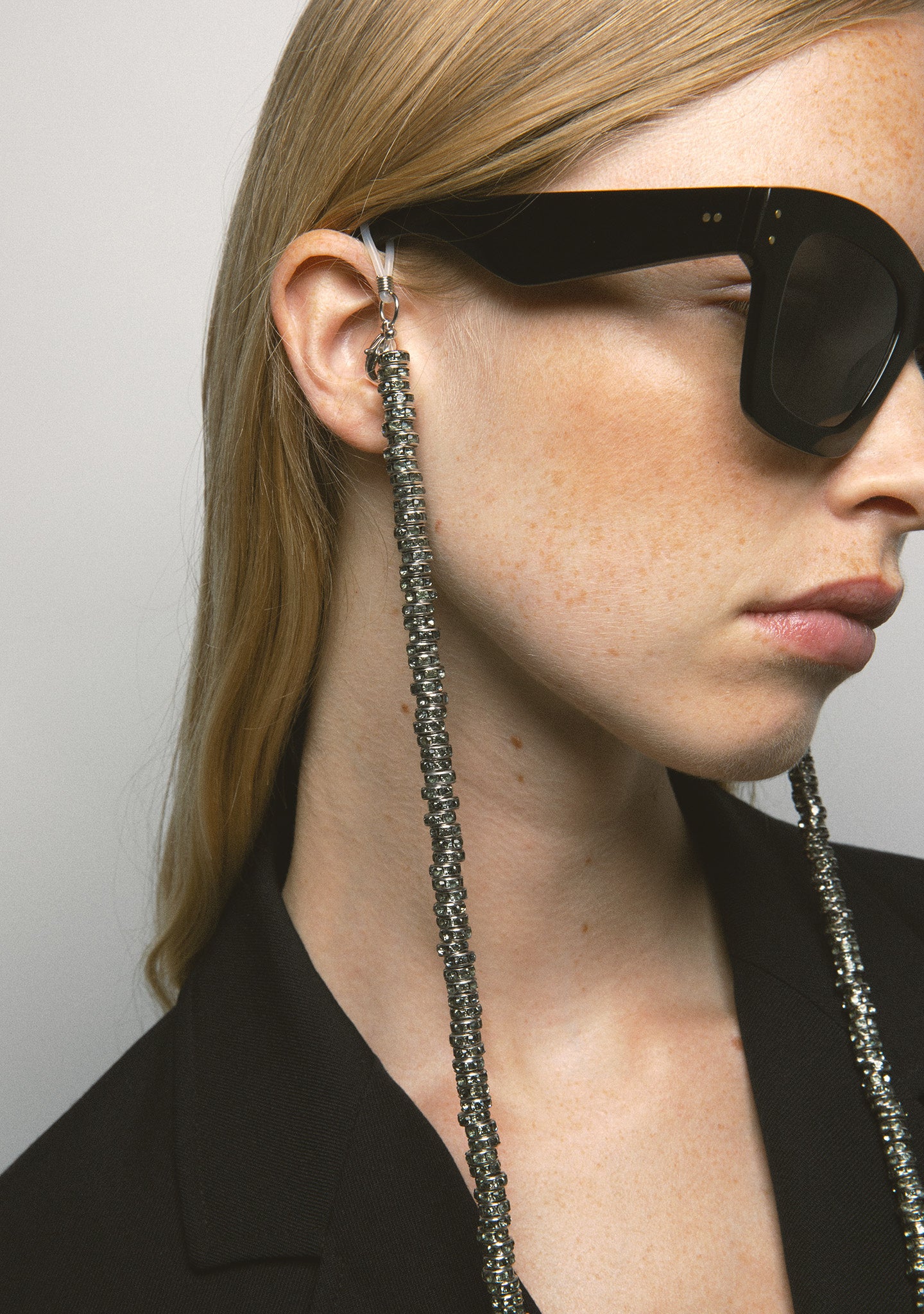 METALLIC HOOPS CHAIN